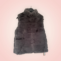 Bodywarmer faux fur - grijs