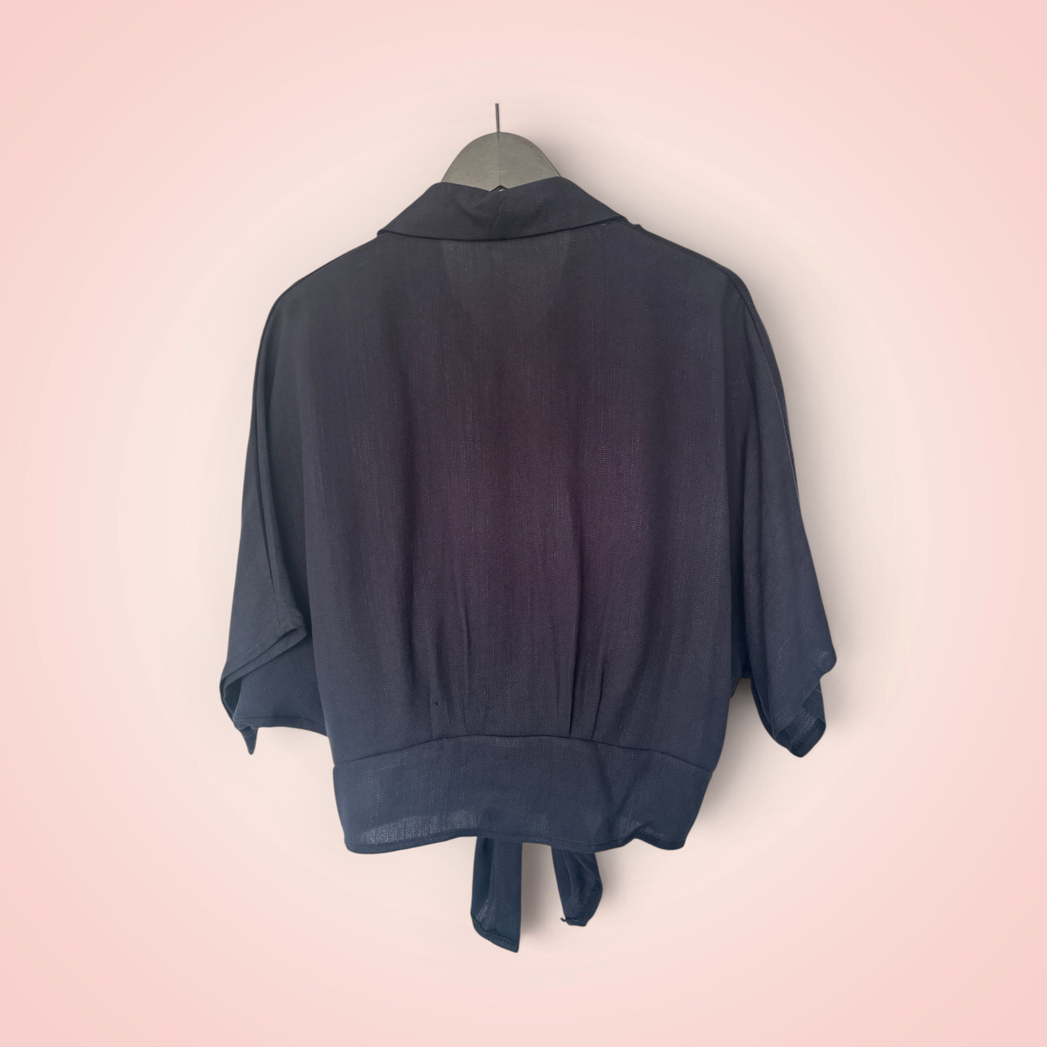 Hemdje geknoopt - marineblauw