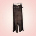 Broek brede pijp dikker stof - bruin