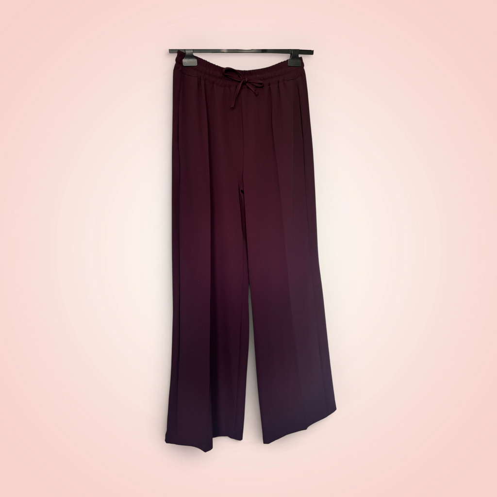 Broek rechte pijp - bordeaux