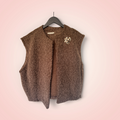 Bodywarmer effen - bruin