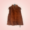 Bodywarmer faux fur - camel