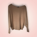 Trui boothals - beige