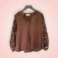 Hemd speciale mouw - bruin
