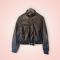 Jasje leder look - bruin