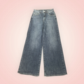 Jeans blauw brede pijp