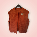Bodywarmer effen - roest