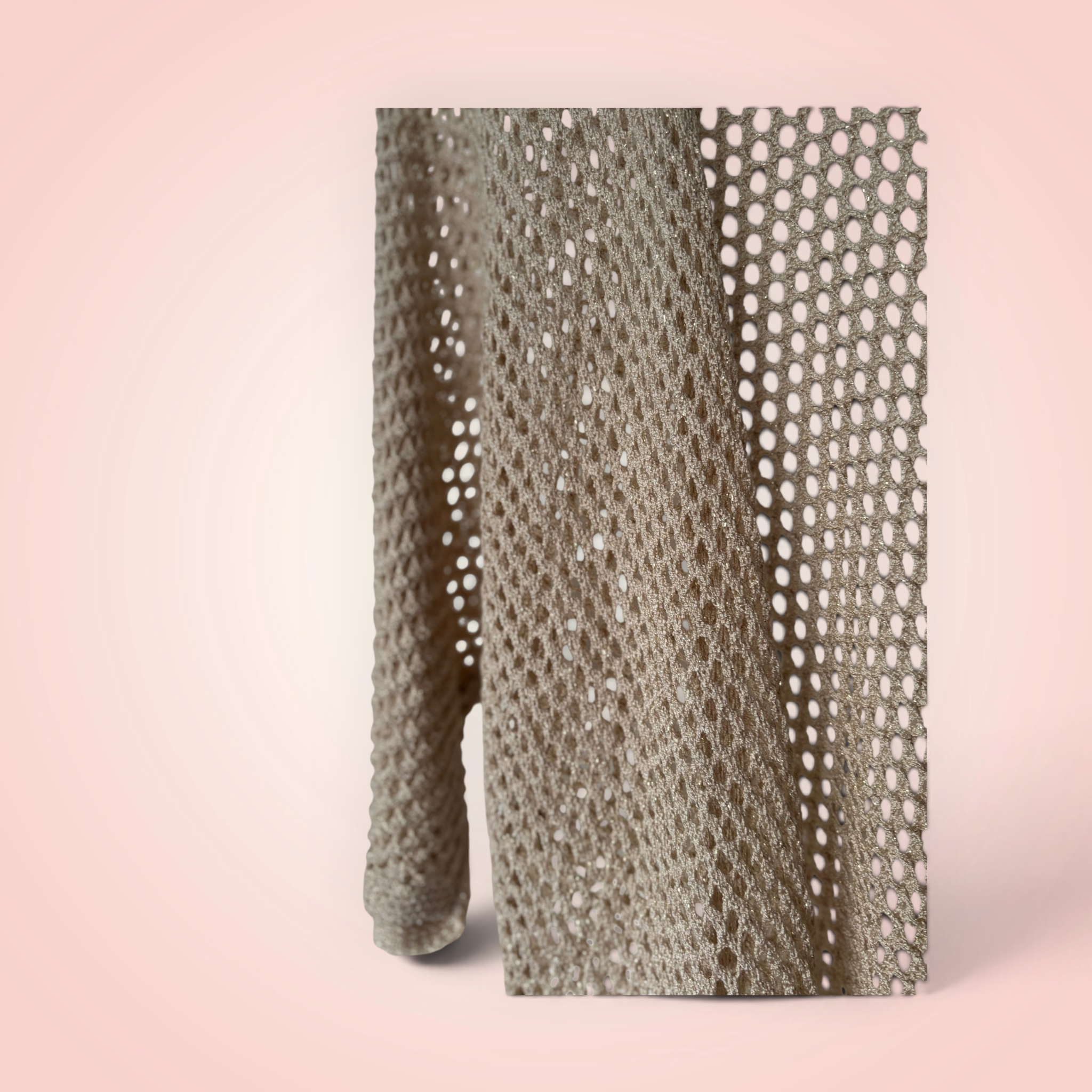 Cardigan gehaakt glitter - creme