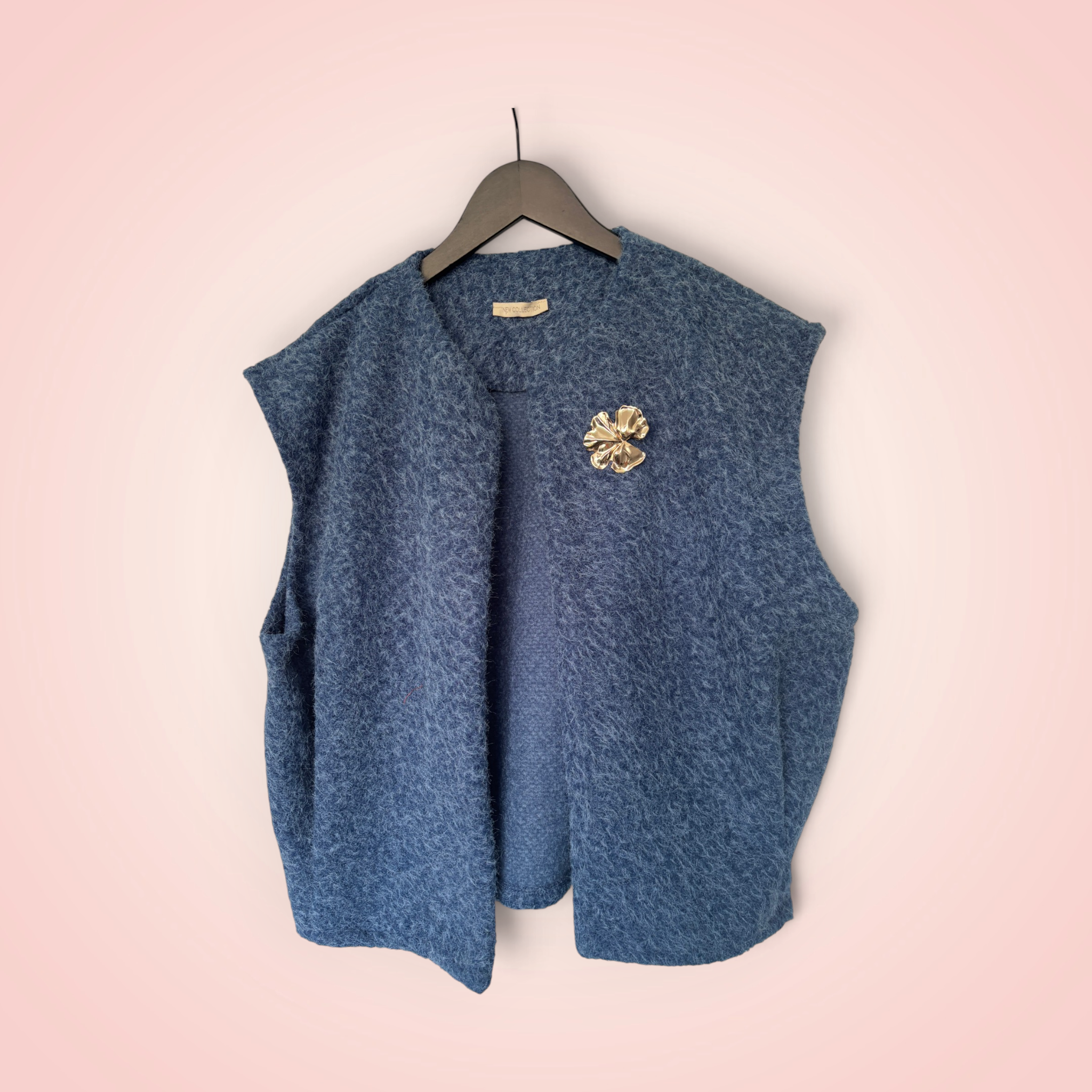 Bodywarmer effen - blauw