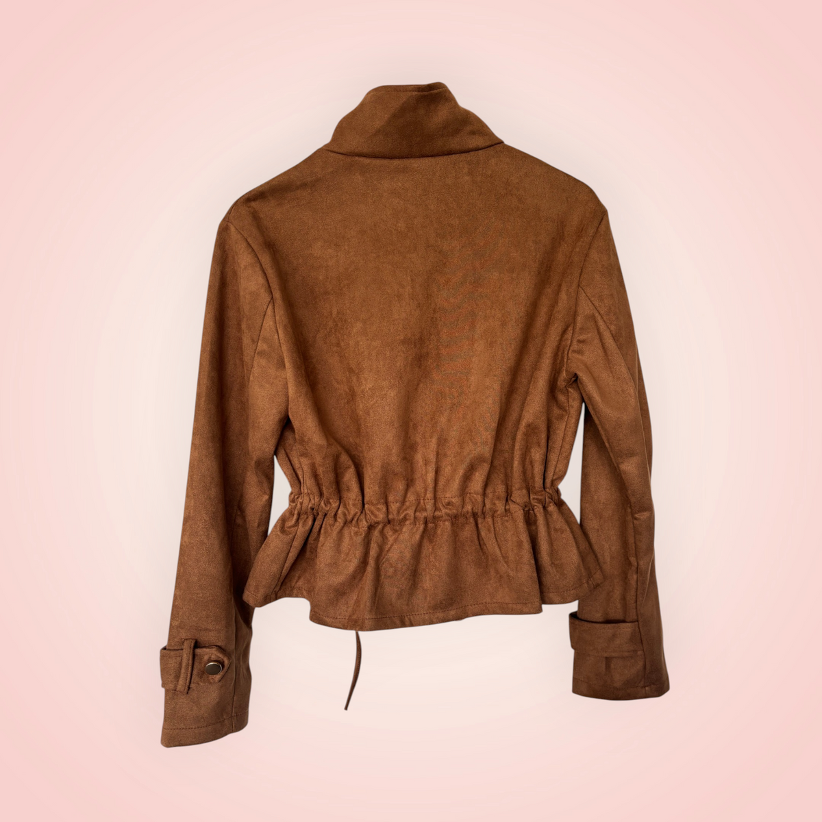 Jasje suede look - camel
