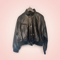 Jasje leder look - zwart