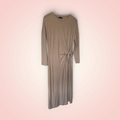 Kleedje met lange mouwen - beige