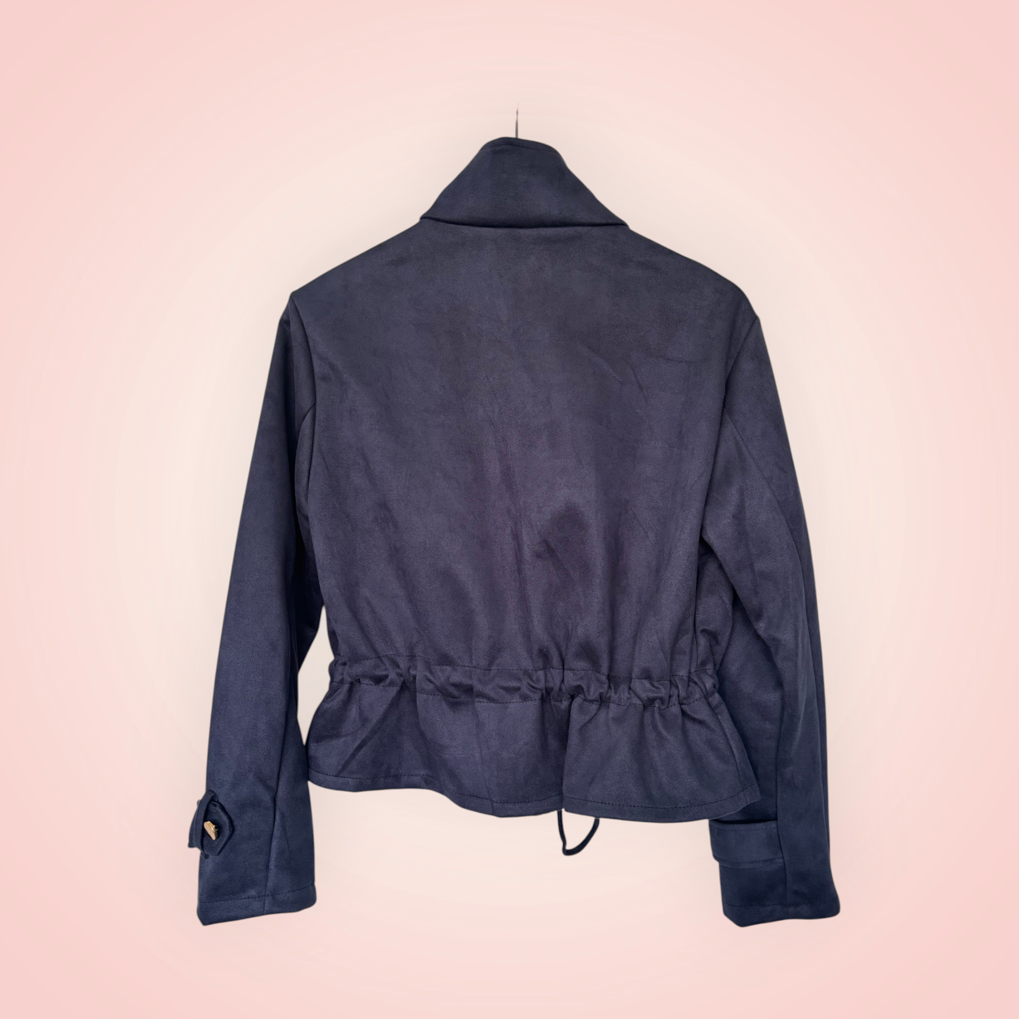 Jasje suede look - navy