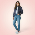 Jasje suede look - navy